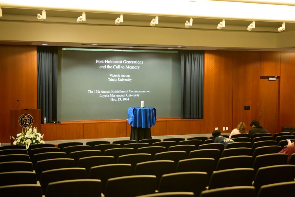 Photo of Lecture Slide Kristallnacht 2024